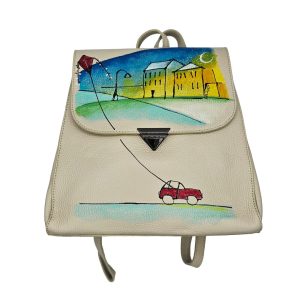 Zaino in pelle – Letizia – serie “paesaggi”