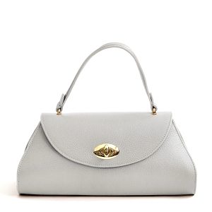 SUSAN – Borsa a bauletto in pelle latte