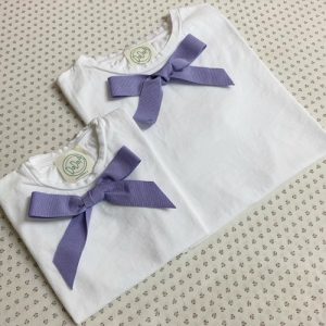 T-SHIRT MINI ME FIOCCO GROS-GRAIN