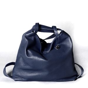 VENICE – Zaino/borsa in pelle dollaro vinaccia