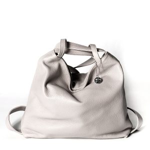 VENICE – Zaino/borsa in pelle dollaro latte