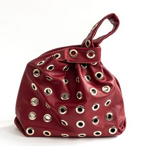 ADELE – Sacca con vele in pelle nappa rubino