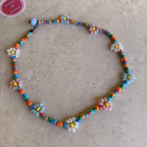 Collana Fiorellini Perline