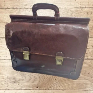 Cartella/borsa istituzionale in cuoio Il Giglio