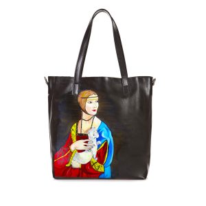 Borsa – Dama con l’ ermellino di Leonardo