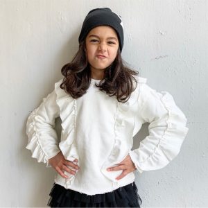 FELPA BAMBINA VOLANT NUVOLA