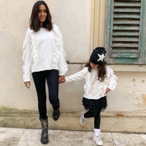 FELPA MINI ME VOLANT NUVOLA