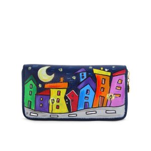 Portafoglio – Cartoon city night evolution