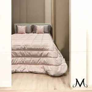 Blumarine Trapunta Note Blu Matrimoniale tinta unita Cipria- 10102 0378 02