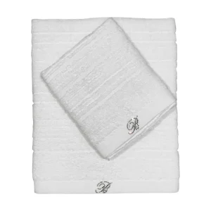 Blumarine Set Asciugamani Samira 2Pz Bianco - 10202 0218 04