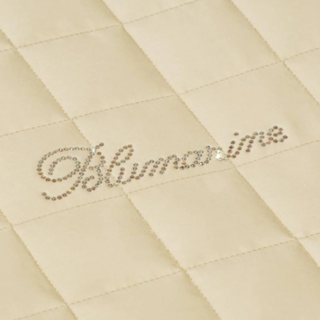 Blumarine Copriletto matrimoniale Lory trapuntato in puro raso di cotone Seta - immagine 3