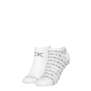 Calvin Klein Donna 2P Sneaker Repeat Logo Bianco - 701218779 002 999