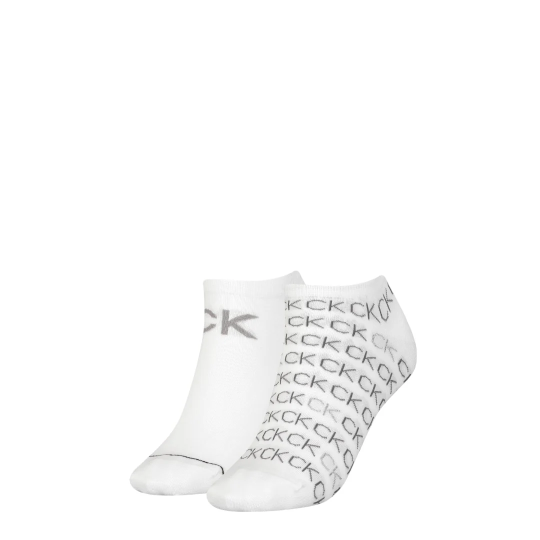 Calvin Klein Donna 2P Sneaker Repeat Logo Bianco - 701218779 002 999