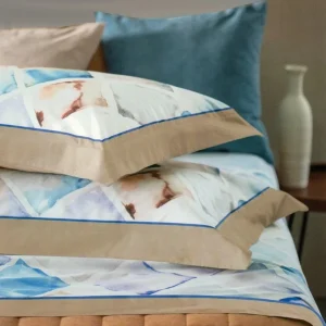 Dondi Home Notti Blu Lenzuola matrimoniale in percalle Vietri Mosaico