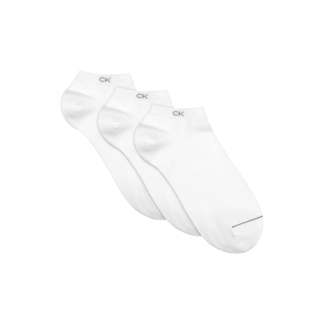 Calvin Klein Uomo  3P Sneaker Monocolore Bianco - 701218718 002 999