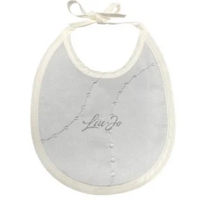 Liu Jo Baby bavaglino LJ Art. Ricamato Naturale Perla BA135B 00517