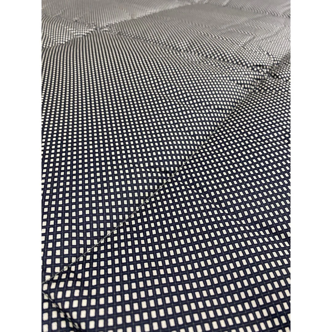 Reever Trapunta in raso di cotone Tie Stampa Nero e Bianco - immagine 4