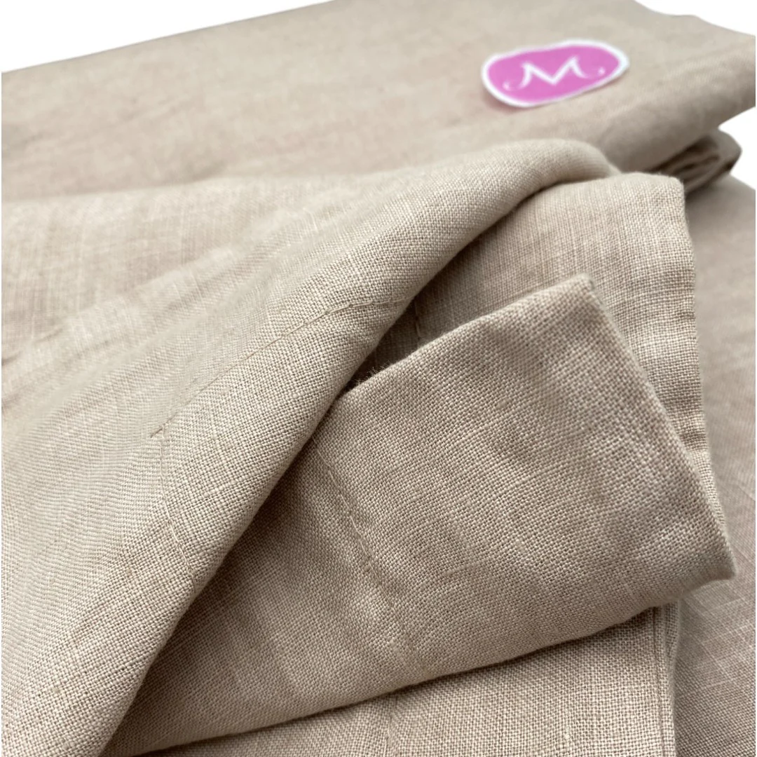 Biancoperla completo lenzuola matrimoniali puro lino tinto in capo Luxury Rosa - immagine 3