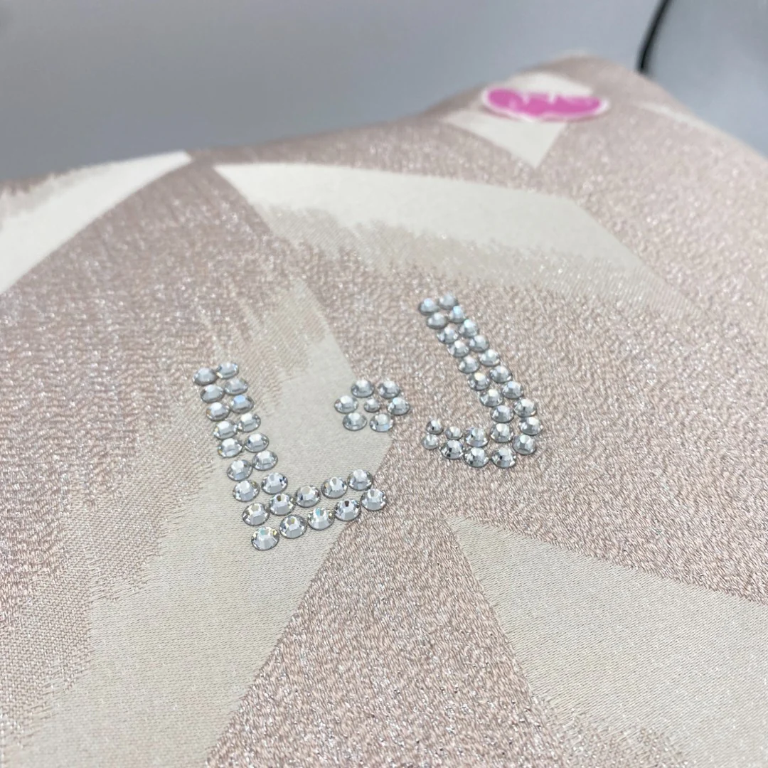 LIU JO Cuscino Arredo Jacquard Brillante logo LJ 40x40 Rosa - LL2545 00069 - immagine 3