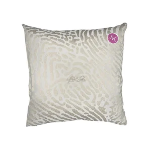 LIU JO Cuscino Arredo Jacquard Impronta logo Corsivo 40x40 Sabbia - LL2523 00069