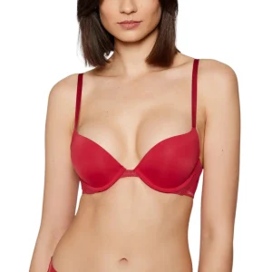 Calvin Klein Underwear Reggiseno Donna Push Up Lycra Rosso - 000QF5613E XAT