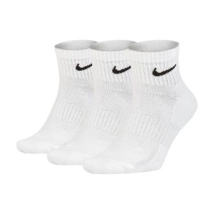 Nike Everyday Uomo Cushion Set x3 Calze Caviglia bianco - SX7667-100
