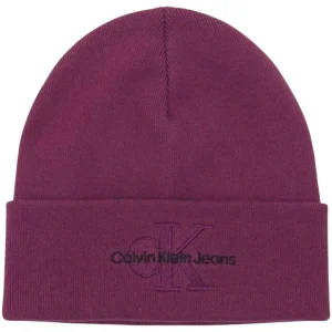 Calvin Klein Cappello Donna Logo Ricamato CK Jeans Amaranto K60K611254 VAC