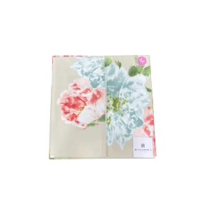 Biancoperla Parure Copripiumino Cotone Percalle Stampato Charlotte cipria