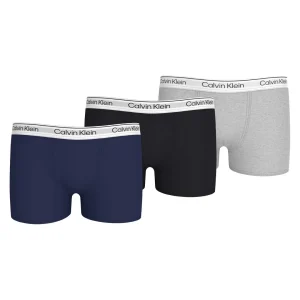 Calvin Klein 3 Pack Boxer Bambino Pvhblack/Greyheather/Blackiris-B70B700507T-0SB