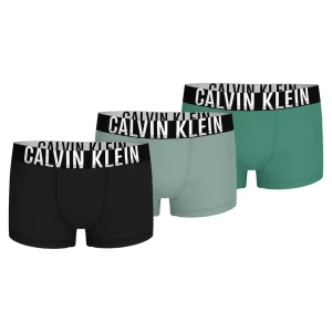 Calvin Klein 3 Pack Boxer Bambino Bahamagreen/Bluesurf/Pvhblack - B70B700510T-0T