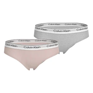 Calvin Klein 2 Pack Slip Bambina Silverpeony/Greyheather - G80G800726T-0VJ
