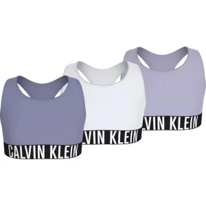 Calvin Klein 3 Pack Brassière Bambina Persianviolet/Purpleheather/Pc - G80G80074