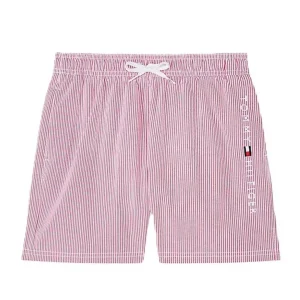 Tommy Hilfiger Pantaloncino Mare Bambino Ithaca White Medium Red - UB0UB00580-0K