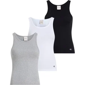 Calvin Klein 3 Pack Canotte Donna costine sottili - LV00QS7493-6H3