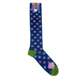 Gallo Calza Lunga Cotone Leggerissimo Fantasia portafortuna uomo AP515704 10580