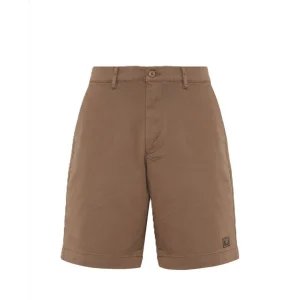 Emporio Armani Beachwear Bermuda Uomo in cotone Walnut - EM000591 AF12336 U6189