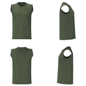 Kappa T-Shirt Uomo smanicata Logo Korpo Cadwal - 303HZB0 A1F