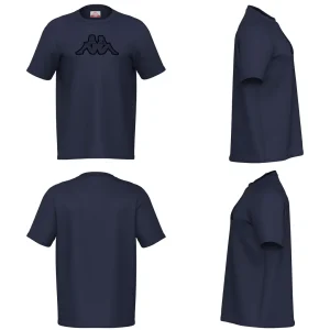 Kappa T-Shirt Uomo Logo Giggio Stampa Grafica - 321Z8YW 193