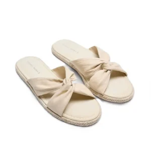 Ysabel Mora Beachwear Sandali Flat Donna In Tessuto Donna - 86197