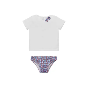 Ysabel Mora Beachwear Completo Bimba Costume Slip E Maglietta 9-36 mesi - 97077