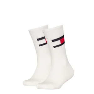 Tommy Hilfiger Kids 2P calza flag bianco - 701229940 002