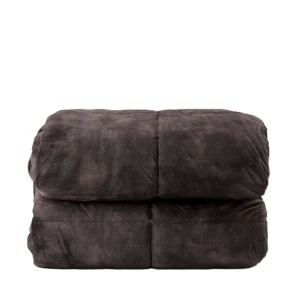 Riviera Trapunta Matrimoniale Goodly in velluto Moka