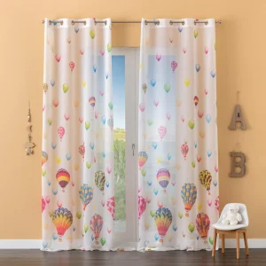 Linea Oro Baloon Pannello Tenda Stampa mongolfiere C/Borchie