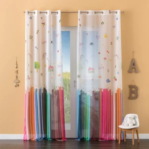 Linea Oro Pencil Pannello Tenda Stampa matite C/Borchie