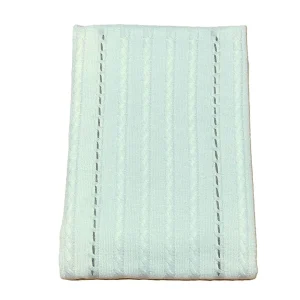 La Margherita Copertina in lana  con Treccine Made in Italy