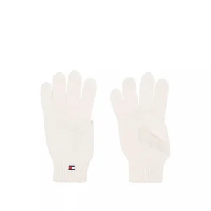 Tommy Hilfiger Kids Guanti Small Flag Kids in Maglia Morbida - AU0AU01657-YBH