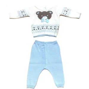 Hophoplà Completo 2 pezzi in lana Made in Italy