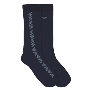 Emporio Armani 2 Pack Calze Lunghe Uomo EM000545-AF18180-MB278
