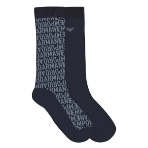 Emporio Armani 2 Pack Calze Lunghe Uomo EM000545-AF18180-MB286