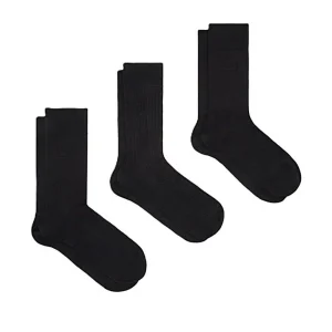 Emporio Armani 3 Pack Calze Corte Uomo Nero EM000554-AF18180-MC061